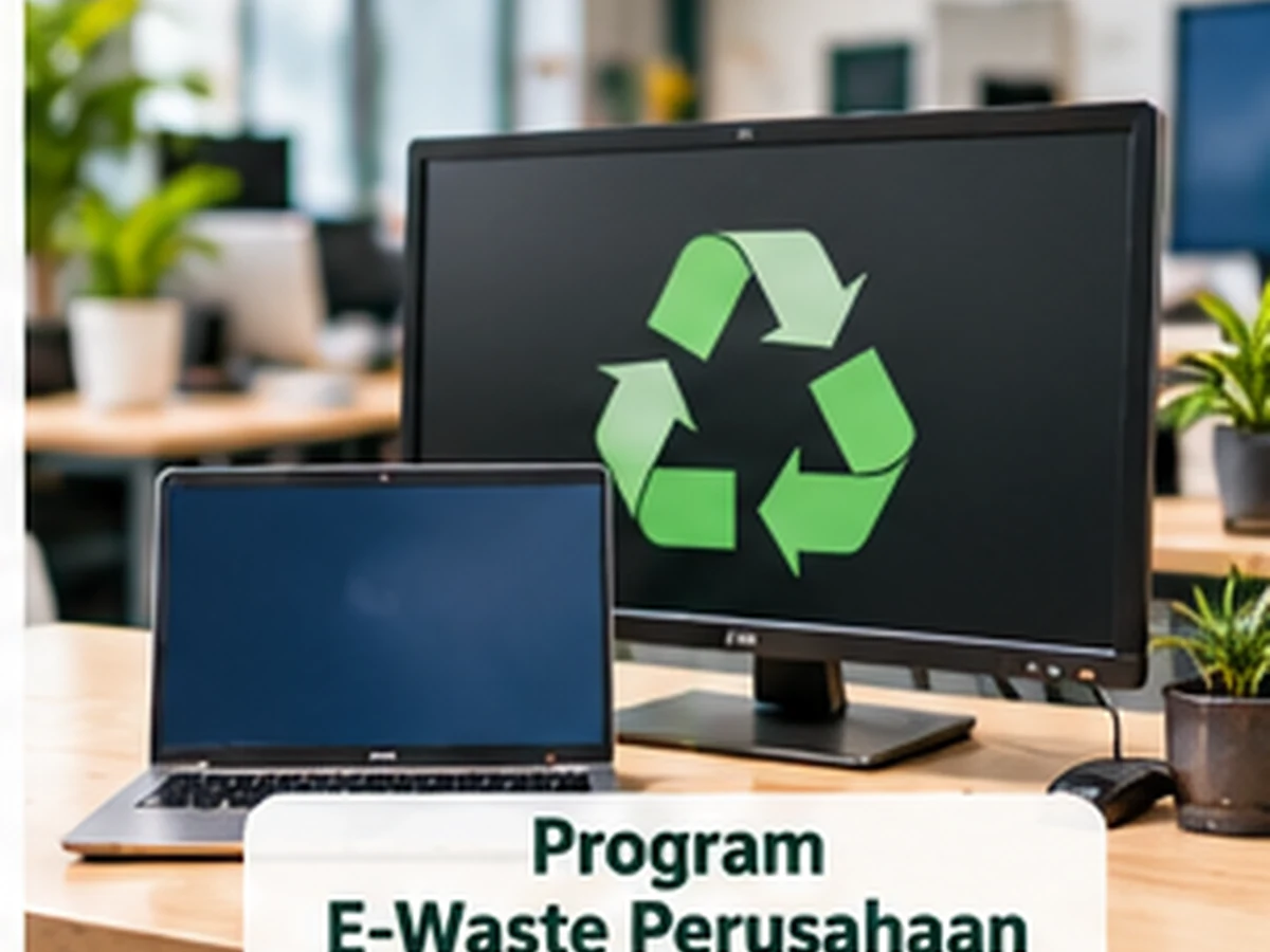 Penyimpanan Sementara E-Waste Kantor yang Aman dan Teratur